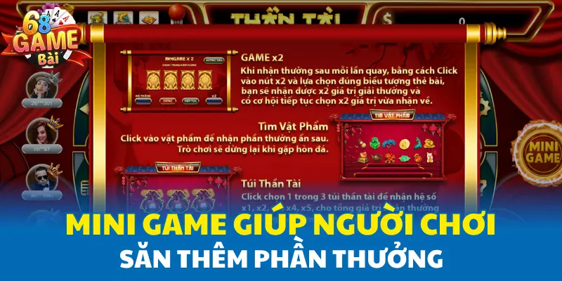 Mini game giúp người chơi săn thêm phần thưởng Mini game giúp người chơi săn thêm phần thưởng