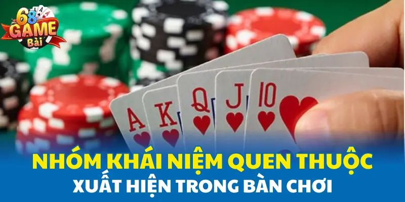 Nhóm khái niệm quen thuộc xuất hiện trong bàn chơi Nhóm khái niệm quen thuộc xuất hiện trong bàn chơi