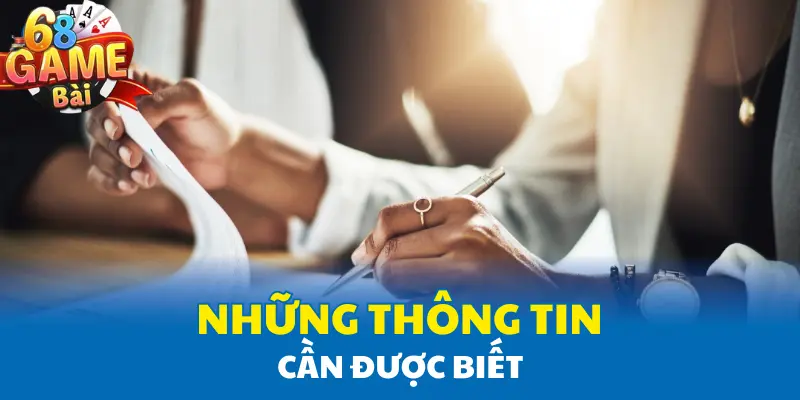 Những thông tin cần được biết Những thông tin cần được biết