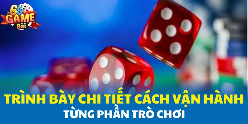 Trình bày chi tiết cách vận hành từng phần trò chơi Trình bày chi tiết cách vận hành từng phần trò chơi